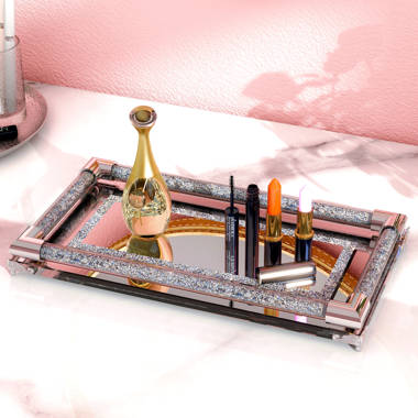 Mirrored perfume clearance tray